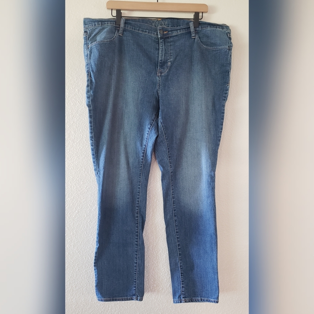 OLD NAVY Flirt Straight Blue Denim Jeans